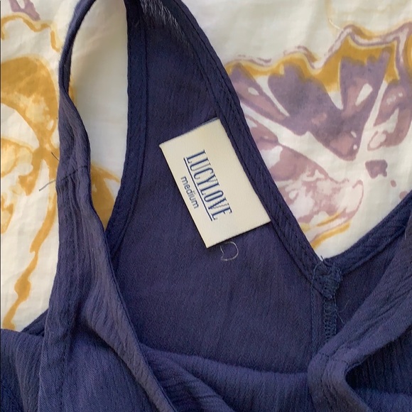 Lucy Love Navy Tank - Picture 2 of 4